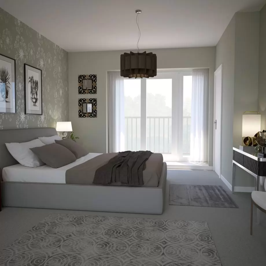 Furnished bedroom of a 4-bedroom house at Heanton Lea Gardens development in Braunton