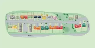 Site plan of the Heanton Lea Gardens development in Braunton